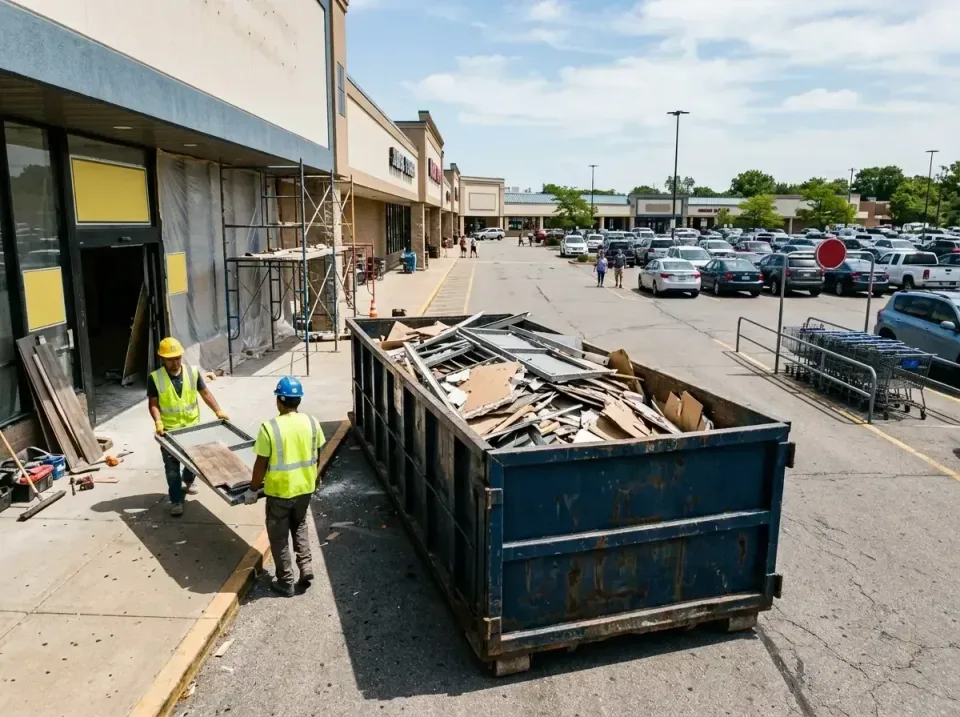 retail-store-renovation-debris-003 — frequently asked questions, Roll-off Dumpster Rentals in Conover, NC